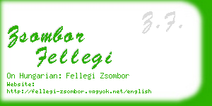 zsombor fellegi business card